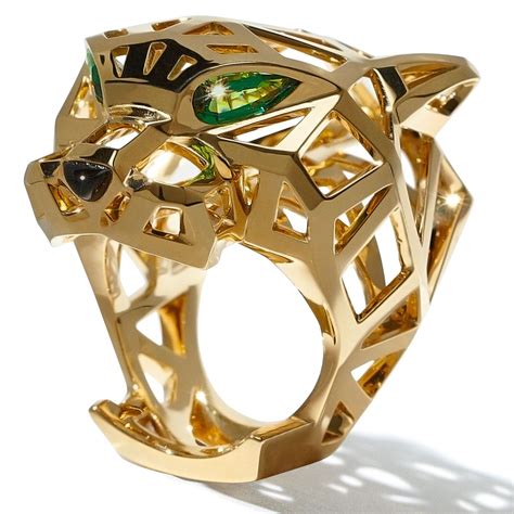 cartier panther ring on finger|cartier panther ring black jasper.